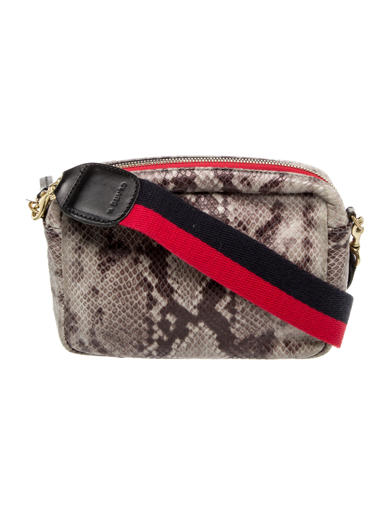 Clare V. Leather Crossbody Bag