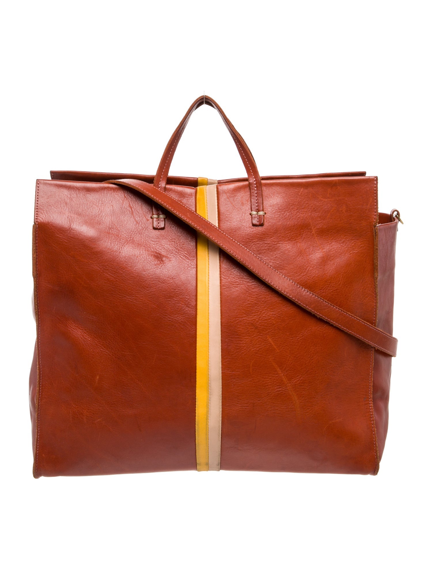 Clare V. Leather Crossbody Bag
