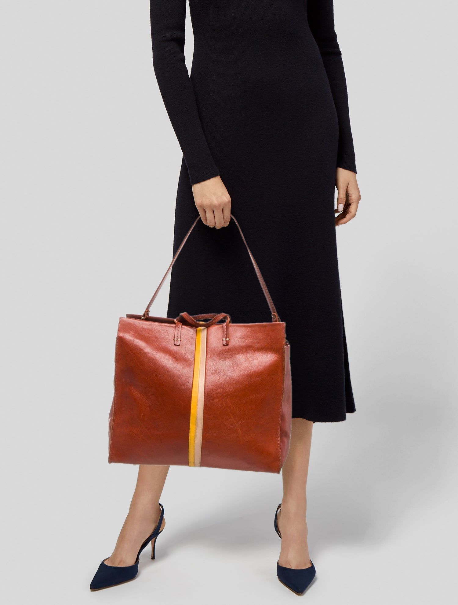 Clare V. Leather Crossbody Bag