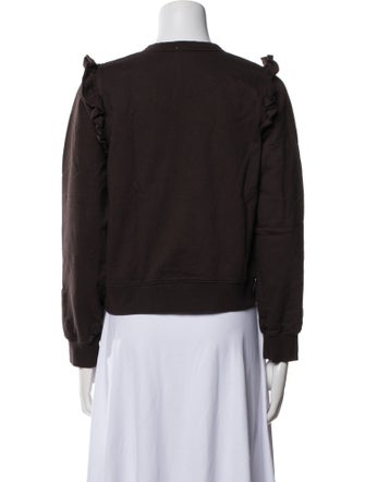 Clare V. Mock Neck Long Sleeve Crop Top