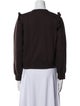 Clare V. Mock Neck Long Sleeve Crop Top