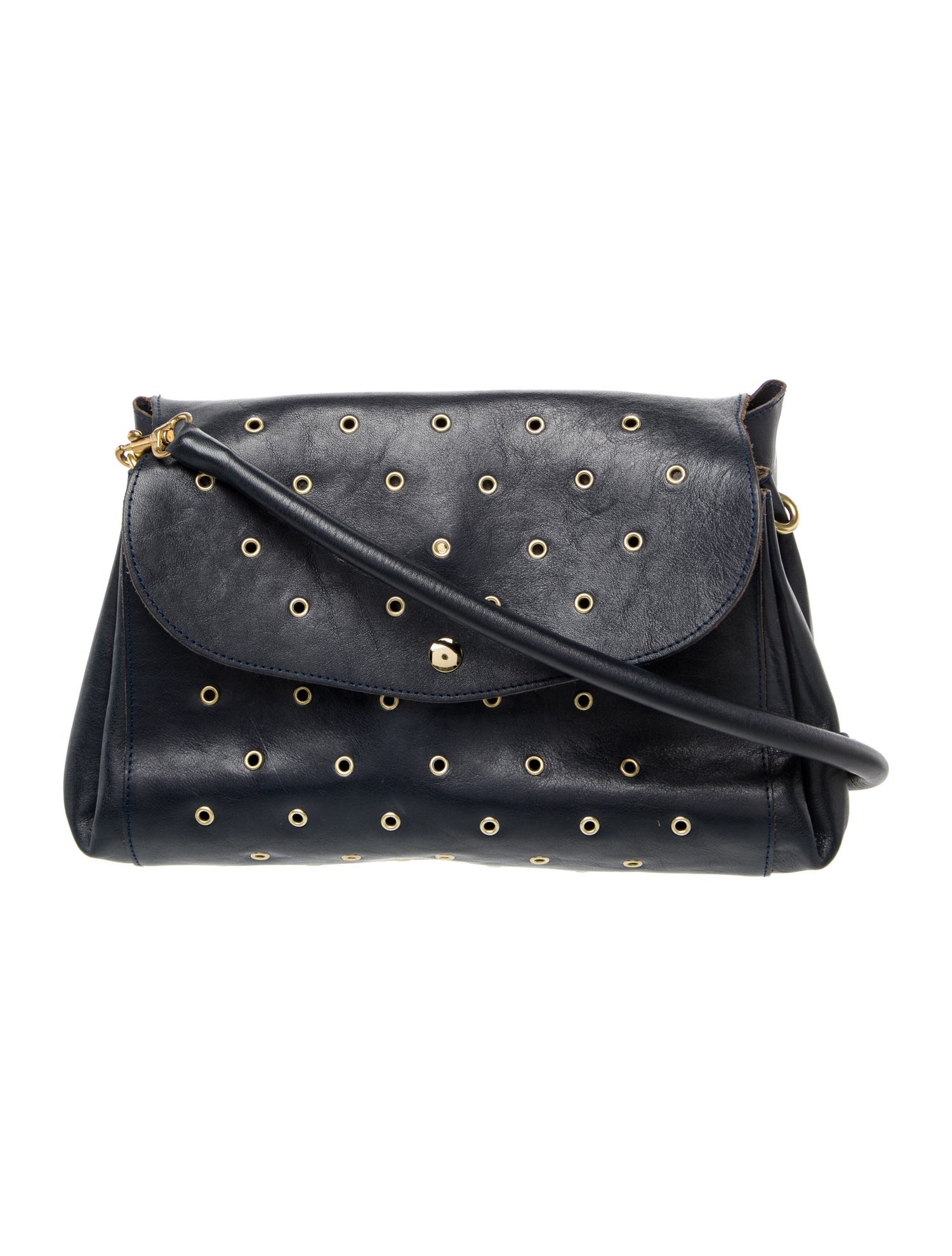 バッグ KEMRII leather shoulder bag KMRii Studded Shoulder Crossbody Bag Leather in Camel Brown