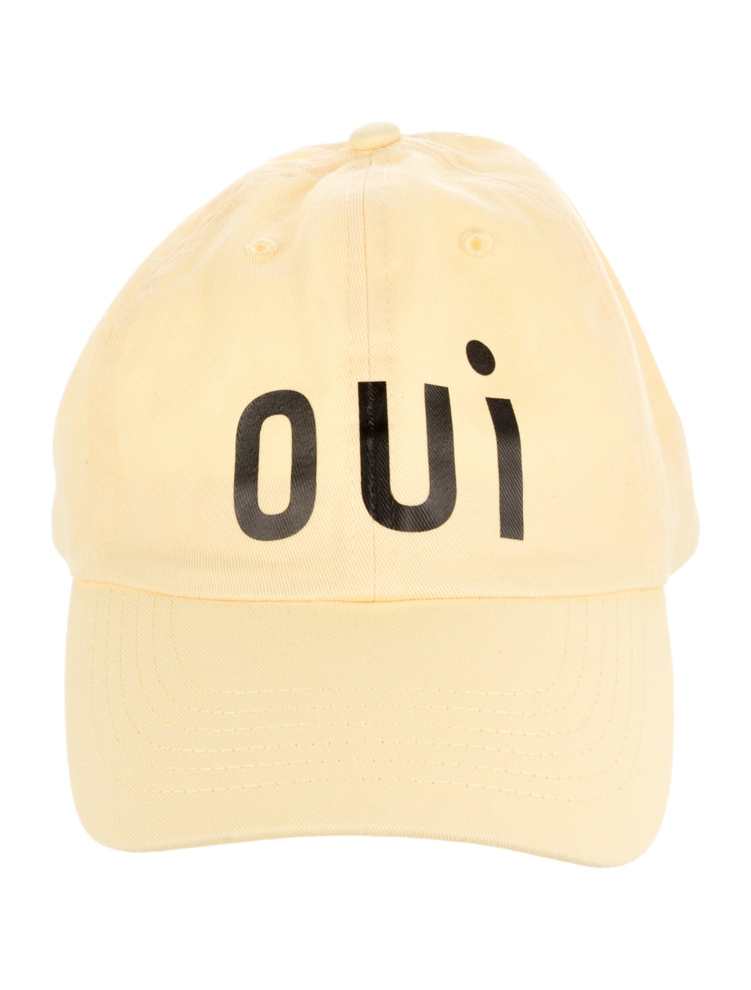 Clare V. yellow pattern print baseball cap