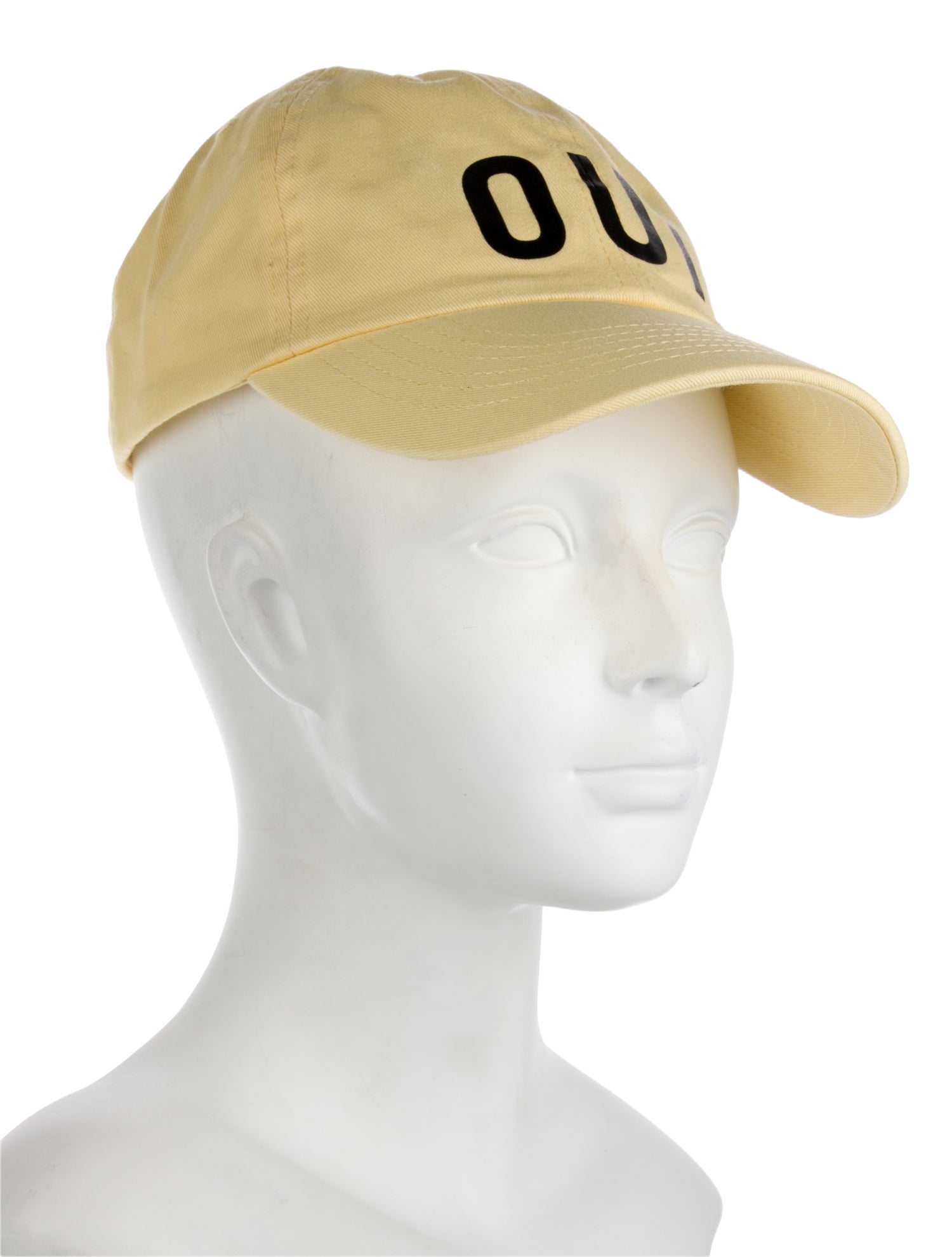 Clare V. yellow pattern print baseball cap