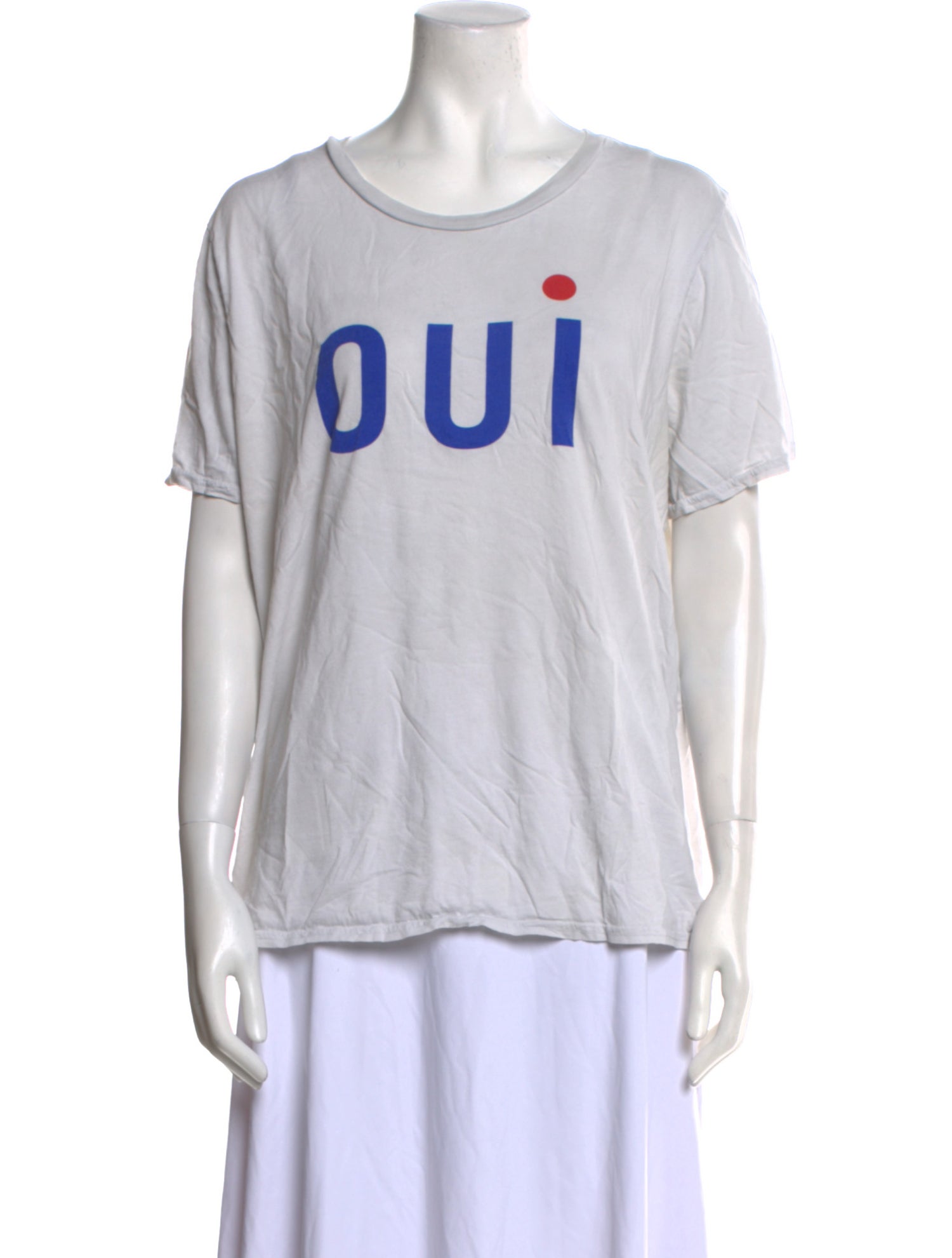 Clare V. Graphic Print Crew Neck T-Shirt