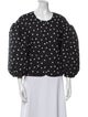 Clare V. Polka Dot Print Coat