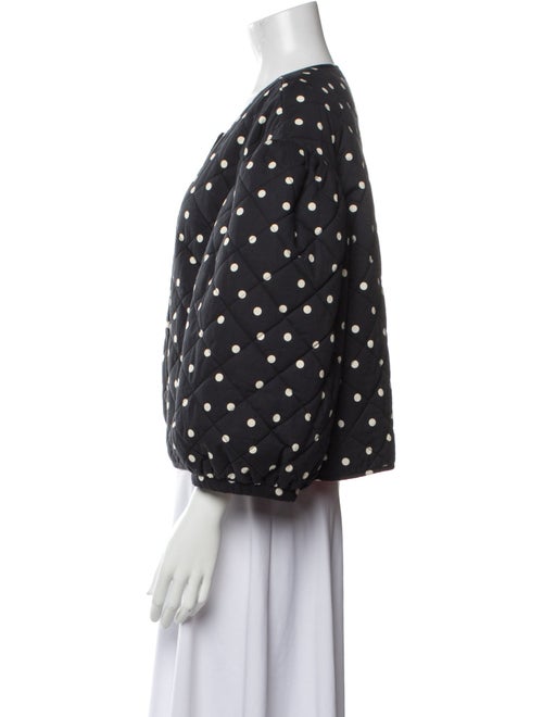 Clare V. Polka Dot Print Coat