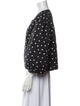 Clare V. Polka Dot Print Coat