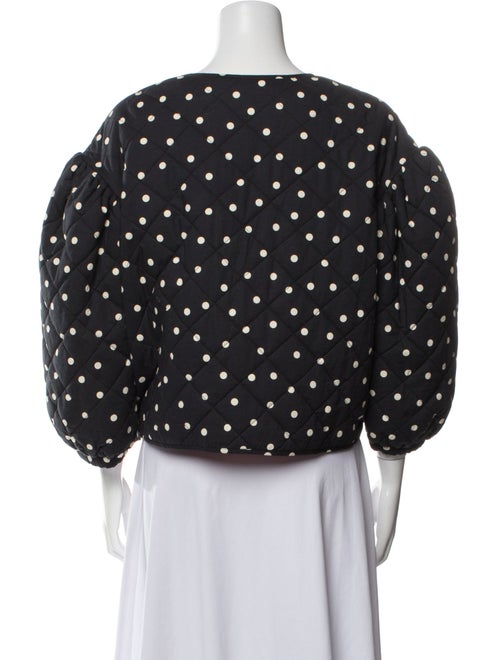 Clare V. Polka Dot Print Coat