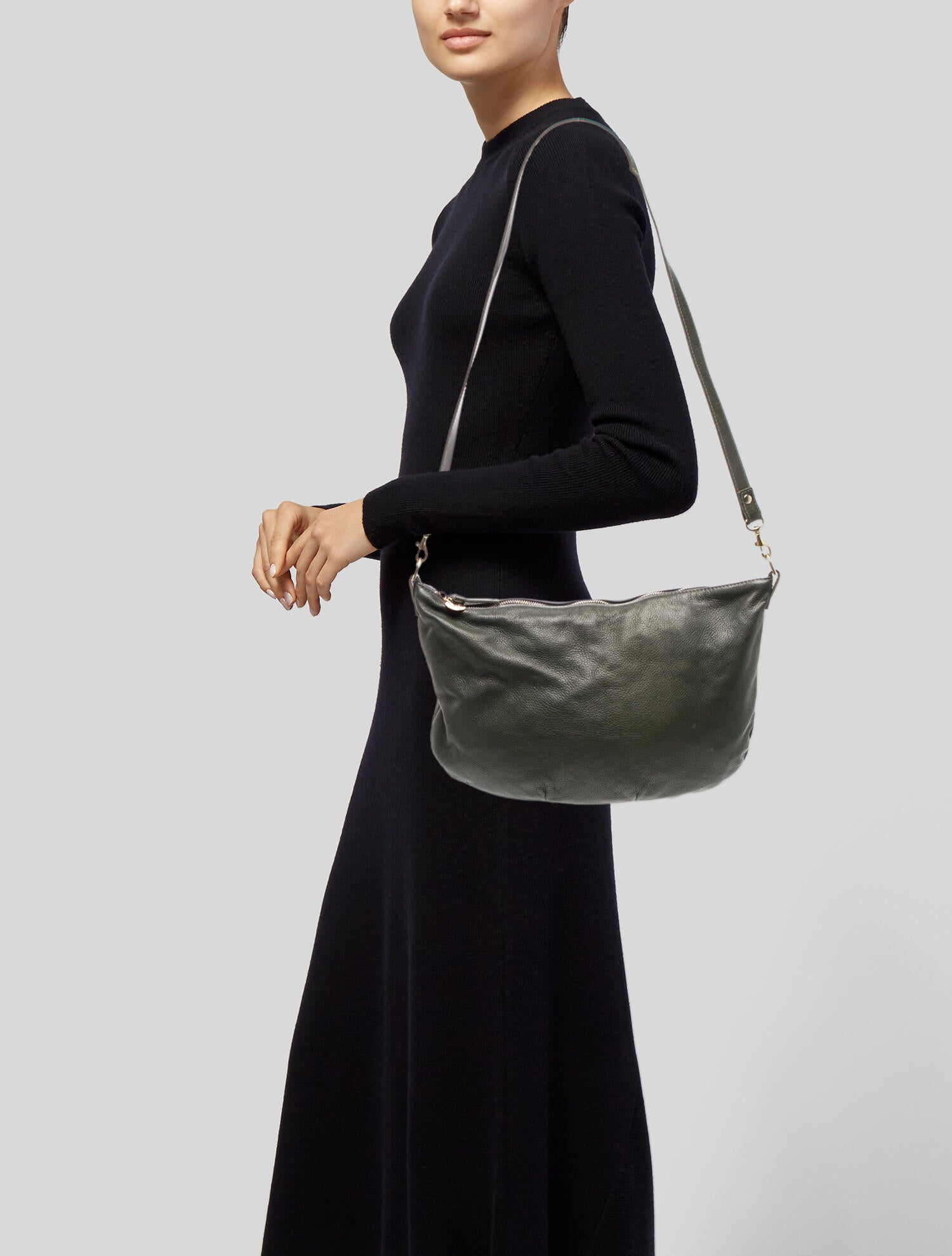 Clare V. Leather Shoulder Bag