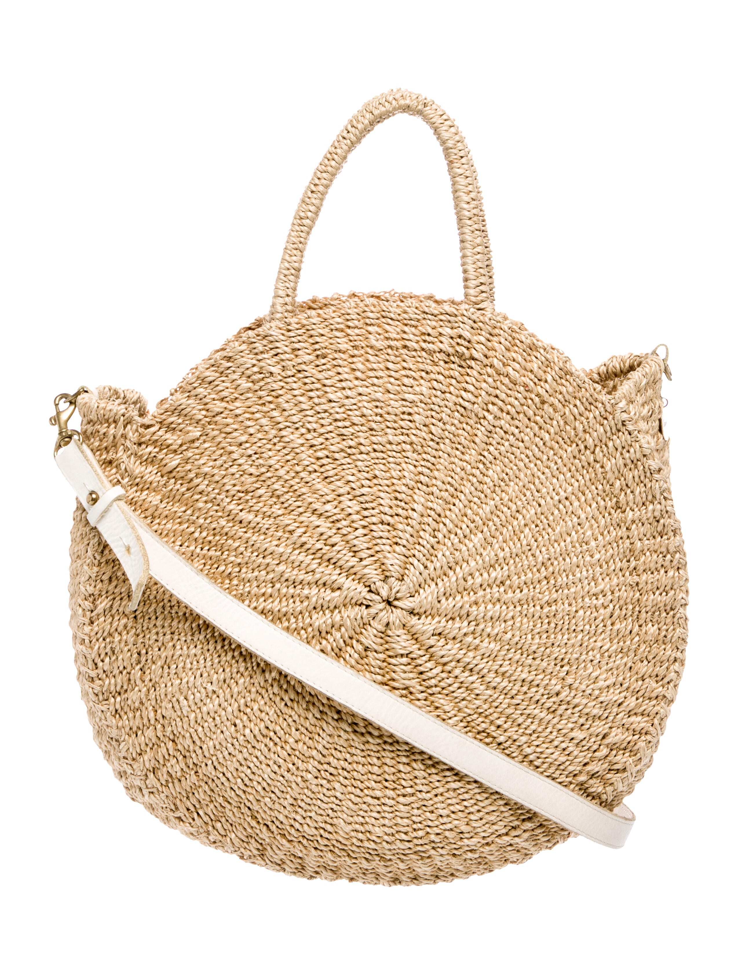 Clare V. Raffia Top Handle Bag