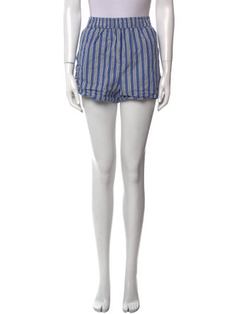 Clare V. Striped Mini Shorts