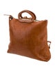 Clare V. Leather Top Handle Bag