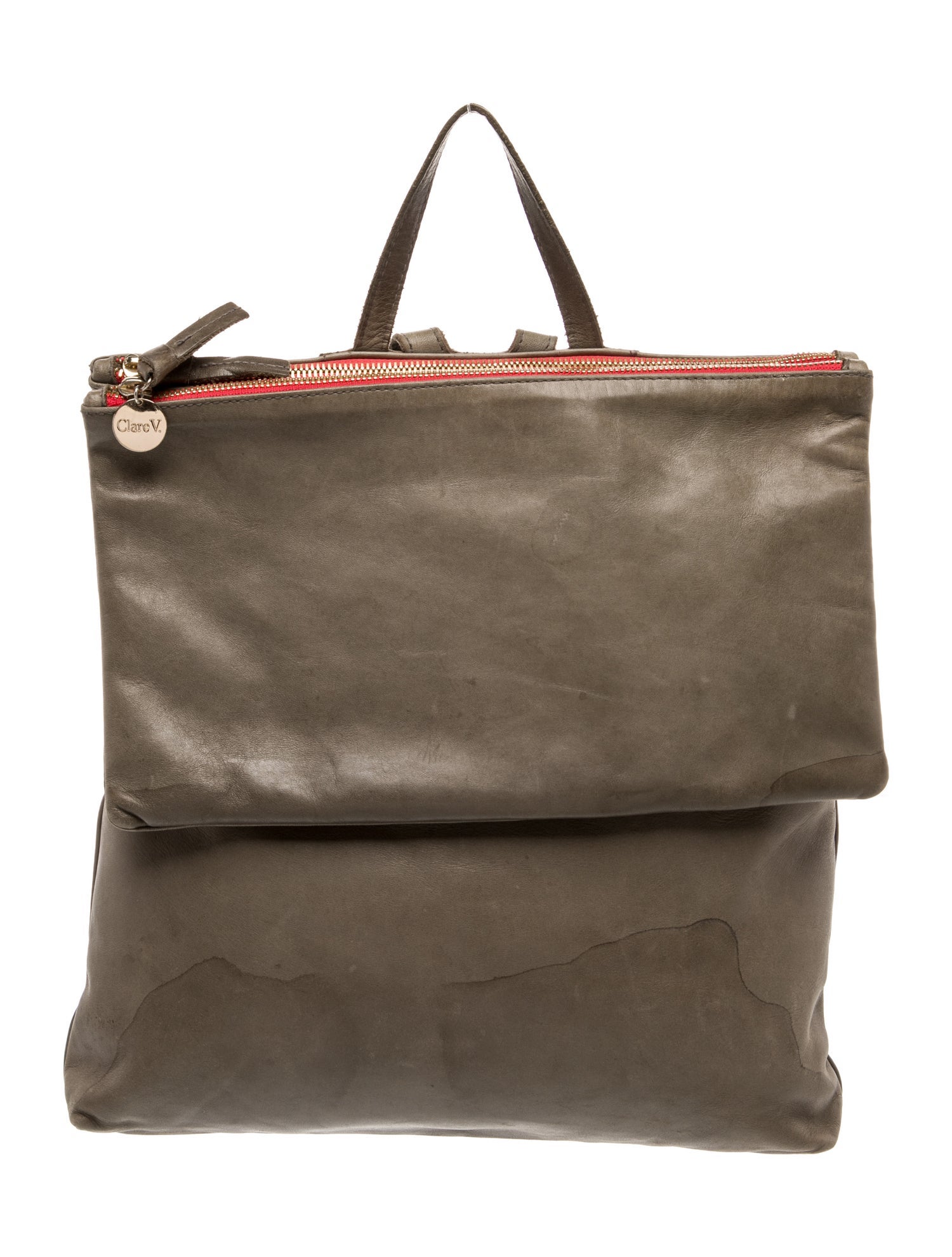 Clare V. Leather Backpack