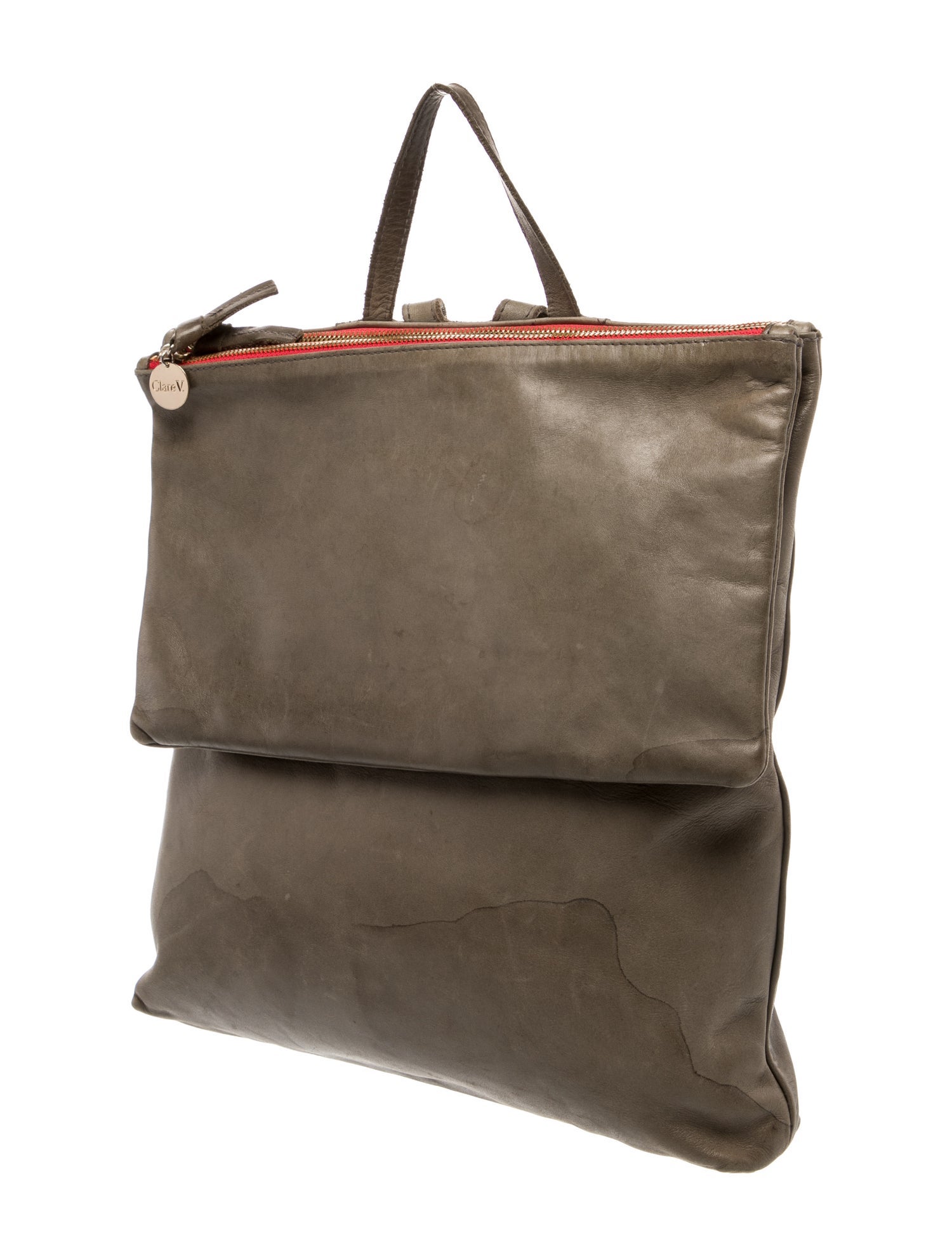 Clare V. Leather Backpack