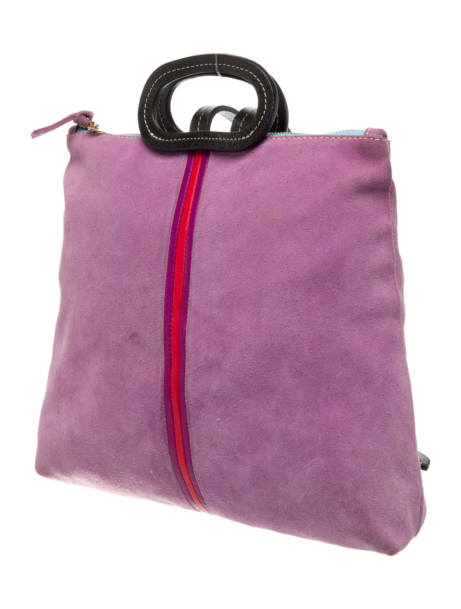 Clare V. Suede Top Handle Bag