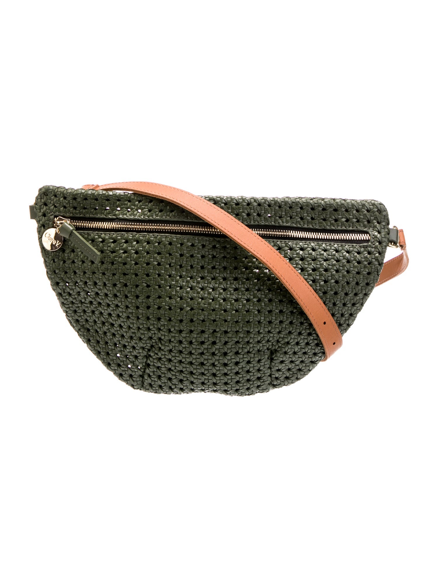 Clare V. Raffia Crossbody Bag