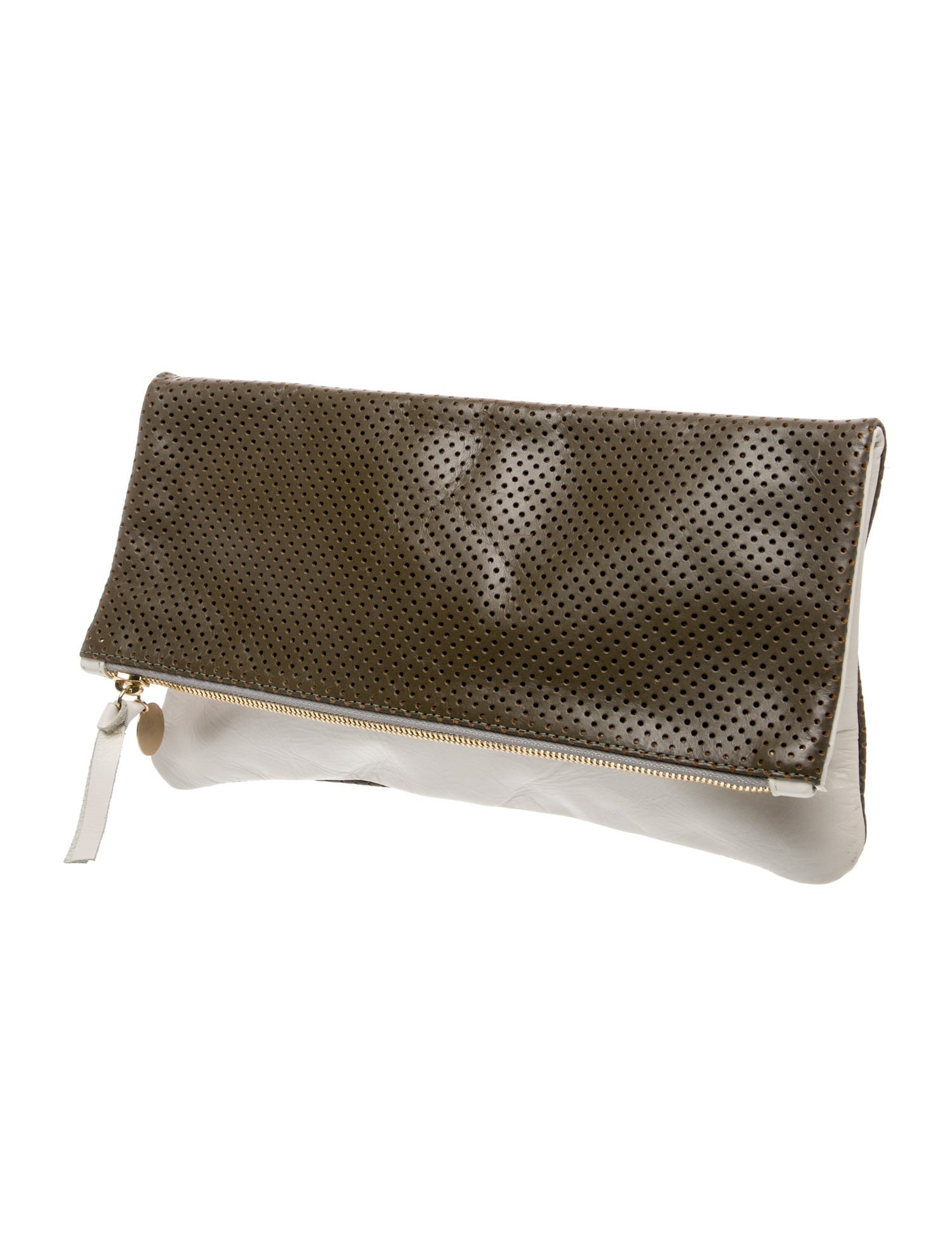Clare V. Leather Clutch