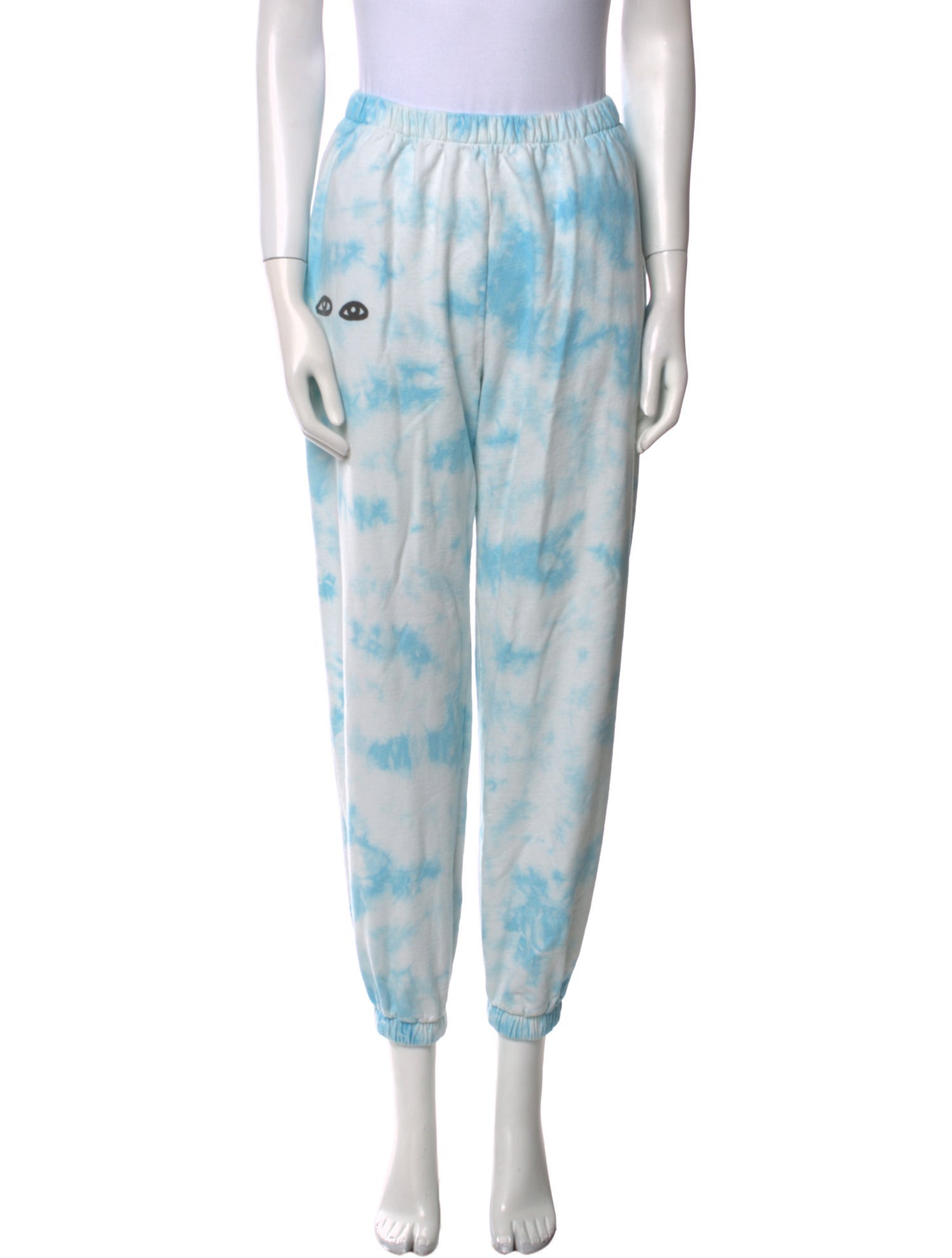 Clare V. Tie-Dye Print Skinny Leg Pants