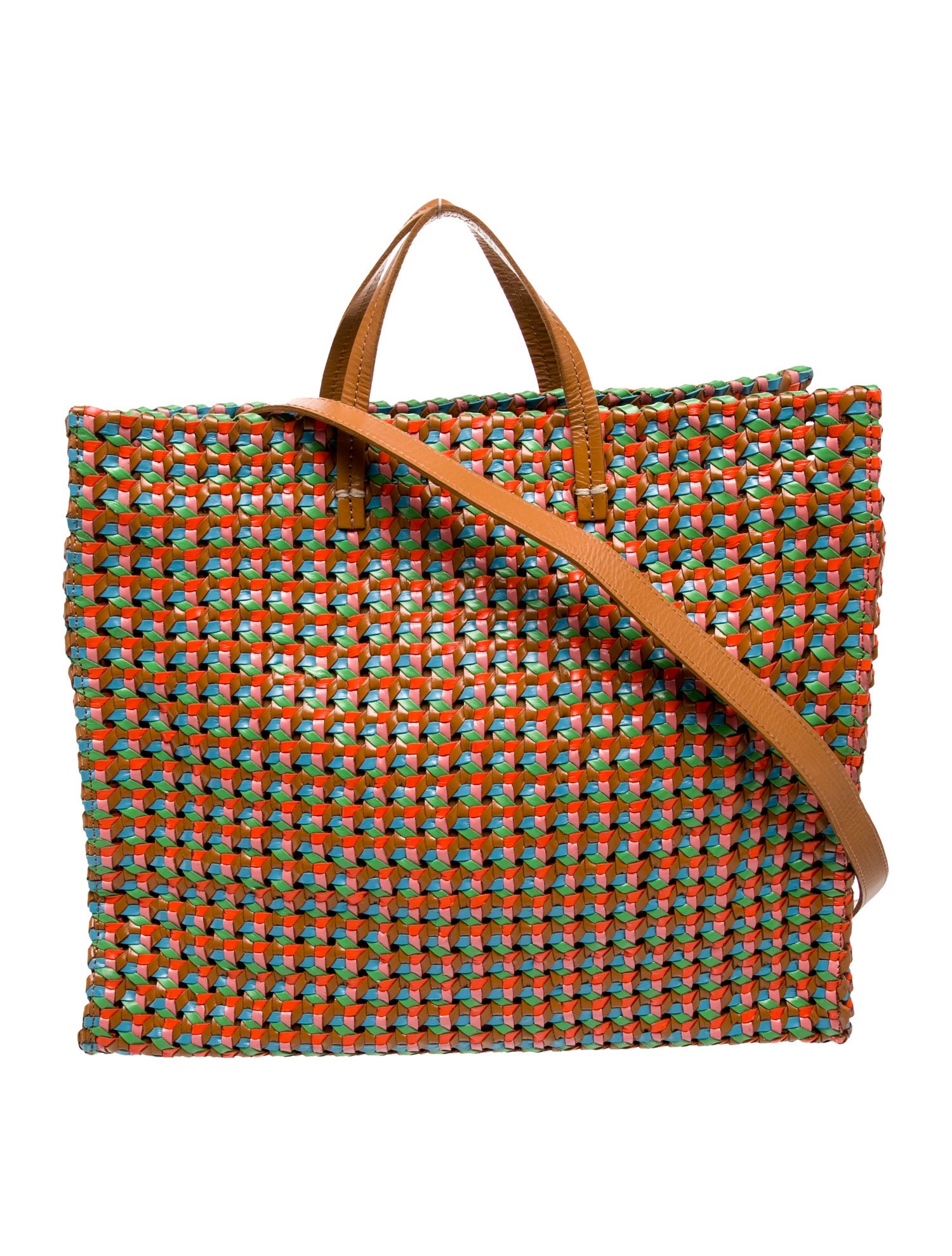 Clare V. Leather Messenger Bag