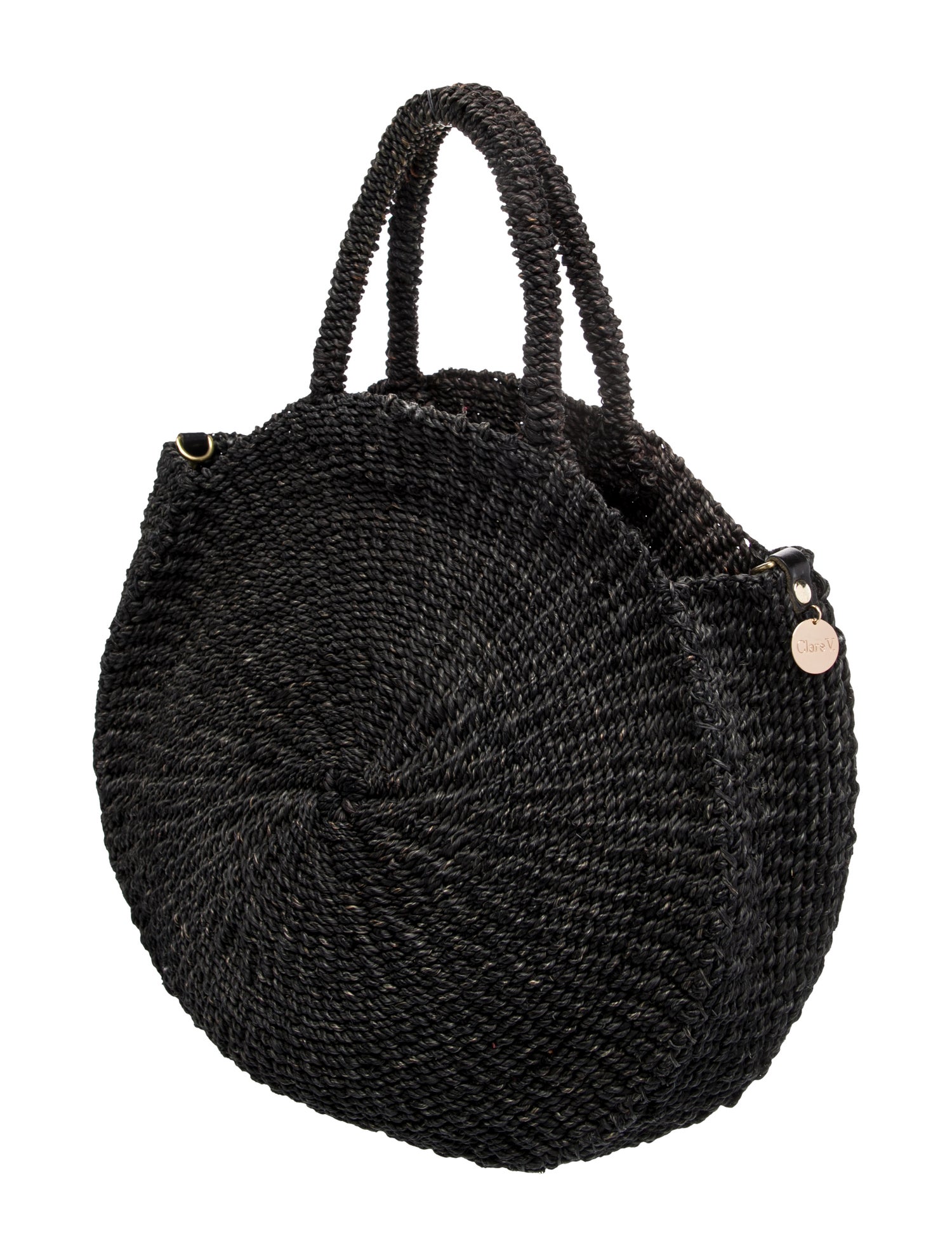 Clare V. Raffia Top Handle Bag