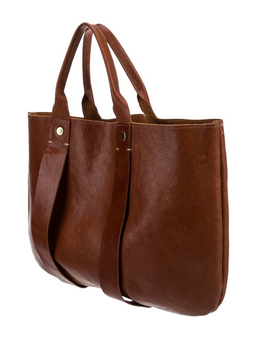 Clare V. Leather Briefcase