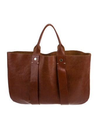 Clare V. Leather Briefcase
