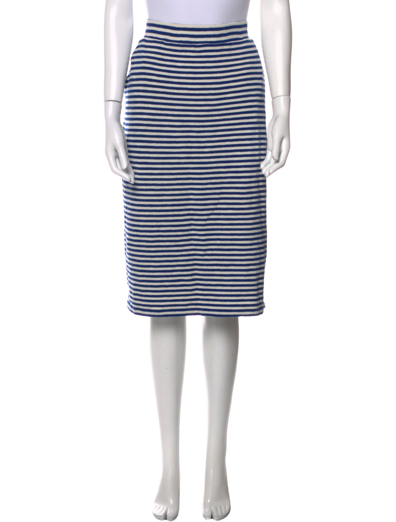 Clare V. Striped Knee-Length Skirt