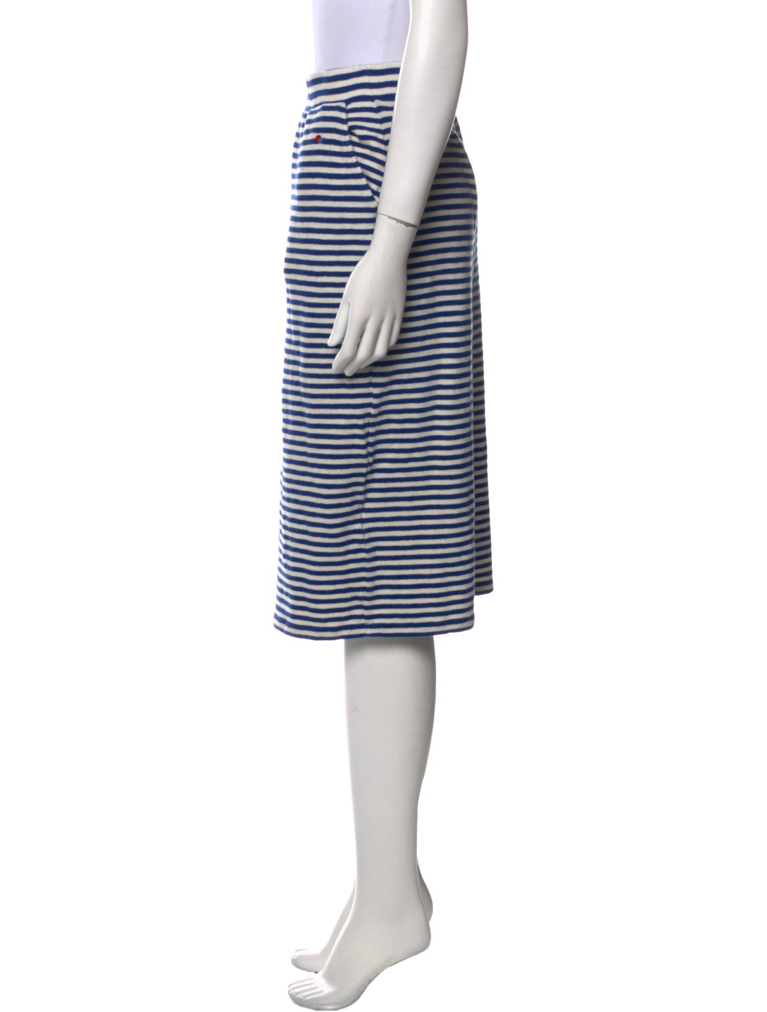 Clare V. Striped Knee-Length Skirt