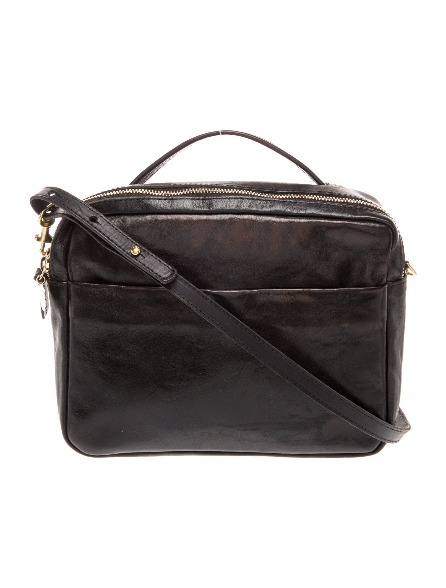 Clare V. Leather Crossbody Bag