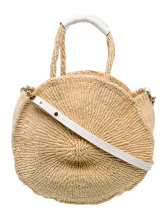 Clare V. Raffia Shoulder Bag
