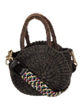 Clare V. Raffia Top Handle Bag