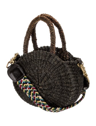 Clare V. Raffia Top Handle Bag