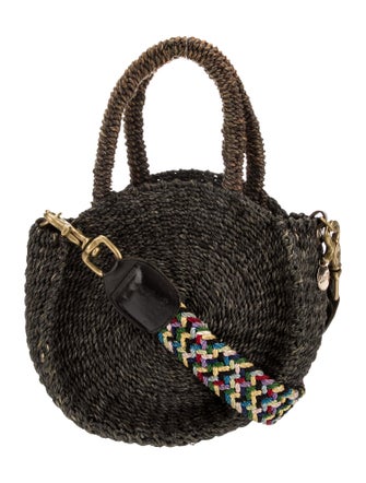 Clare V. Raffia Top Handle Bag