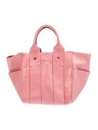 Clare V. Leather Top Handle Bag