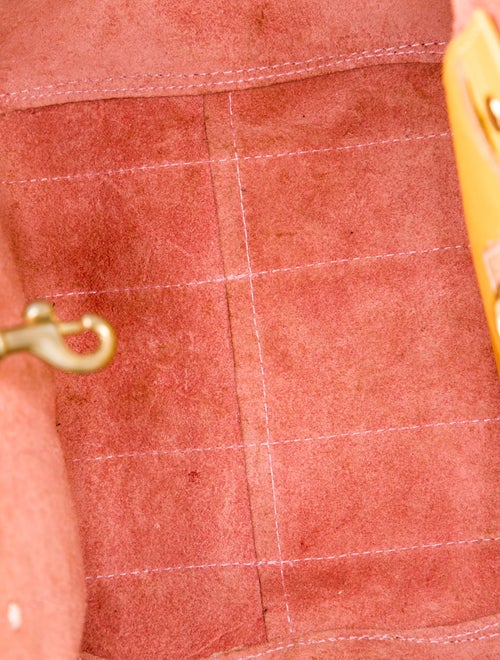 Clare V. Leather Top Handle Bag