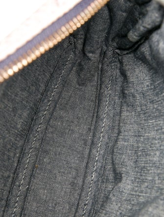 Clare V. Embossed Leather Shoulder Bag