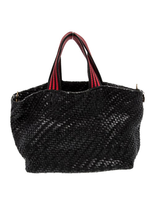 Clare V. Leather Top Handle Bag