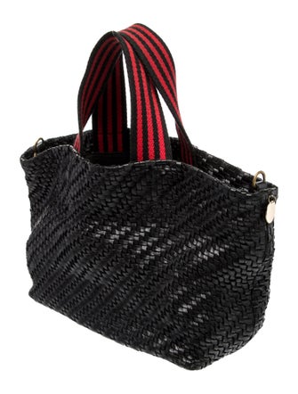 Clare V. Leather Top Handle Bag