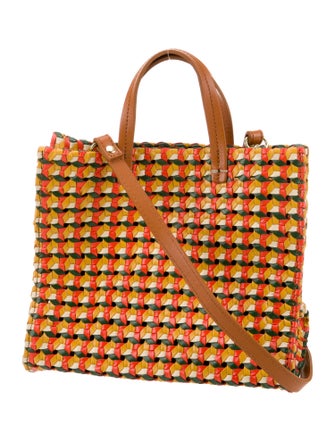 Clare V. Leather Top Handle Bag