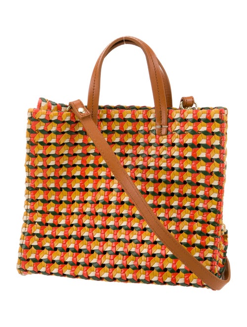 Clare V. Leather Top Handle Bag