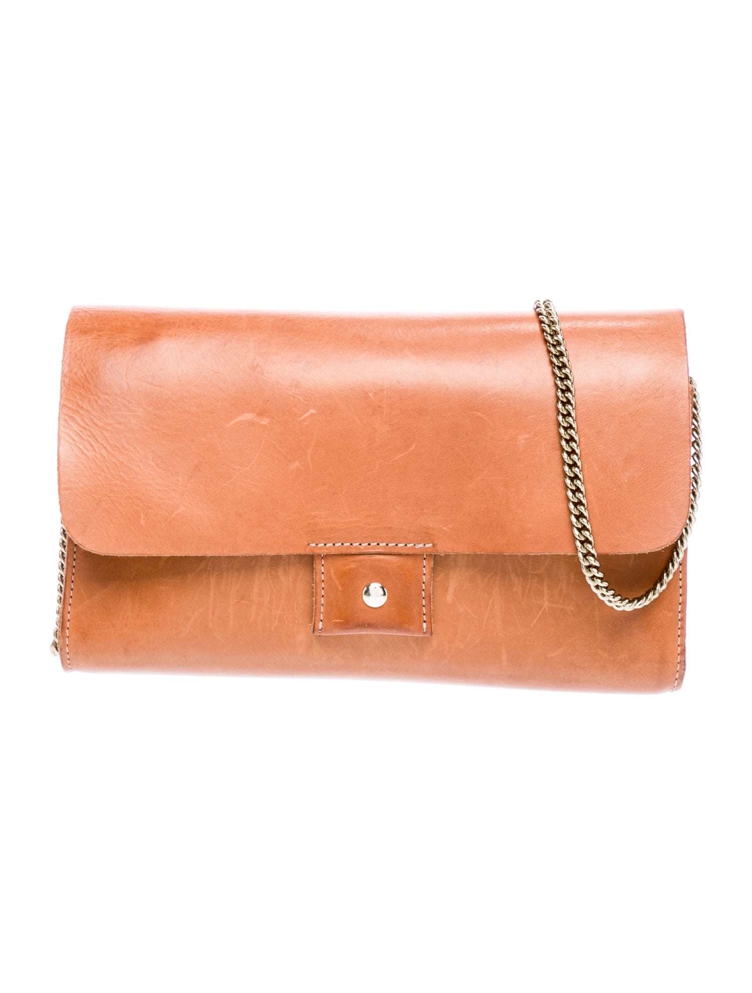 Clare V. Leather Shoulder Bag