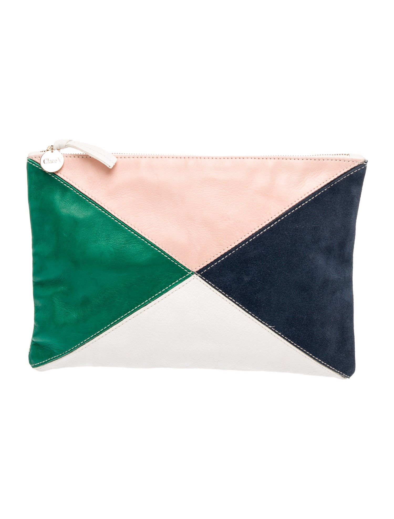 Clare V. Leather Clutch