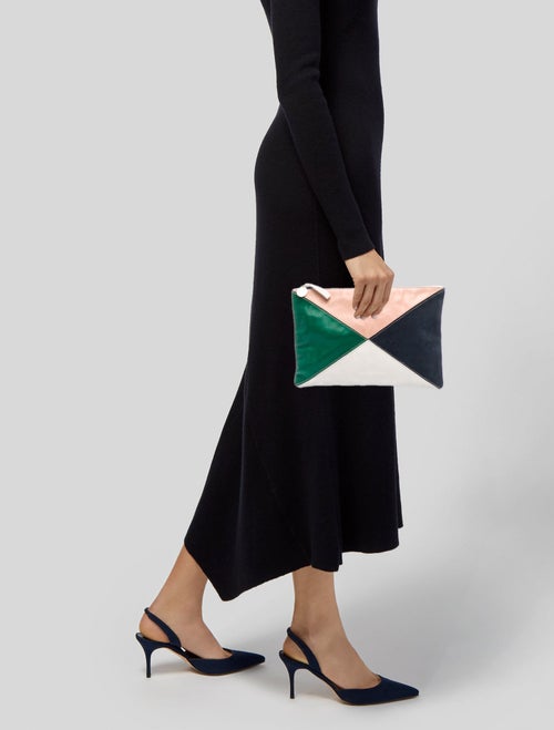 Clare V. Leather Clutch