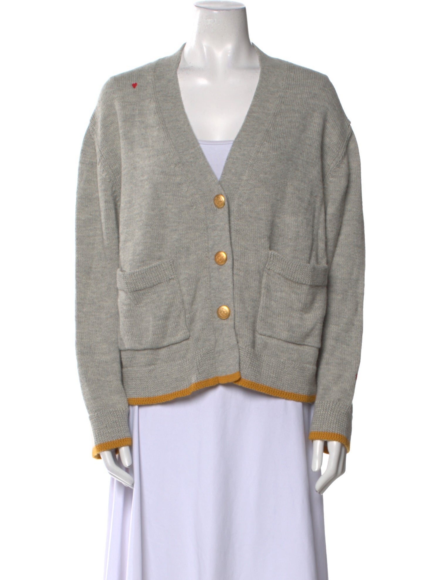 Clare V. Cashmere V-Neck Sweater