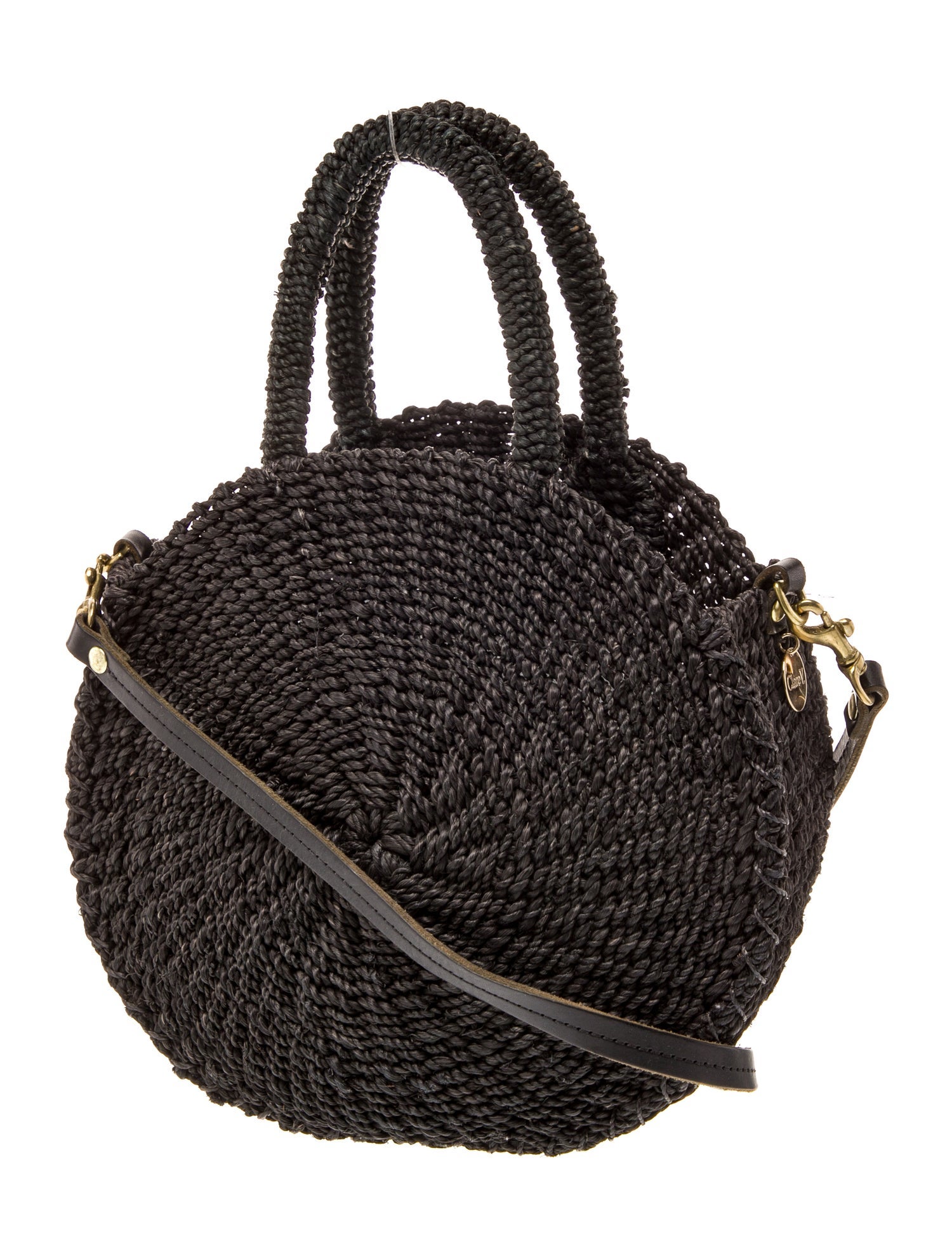 Clare V. Raffia Top Handle Bag