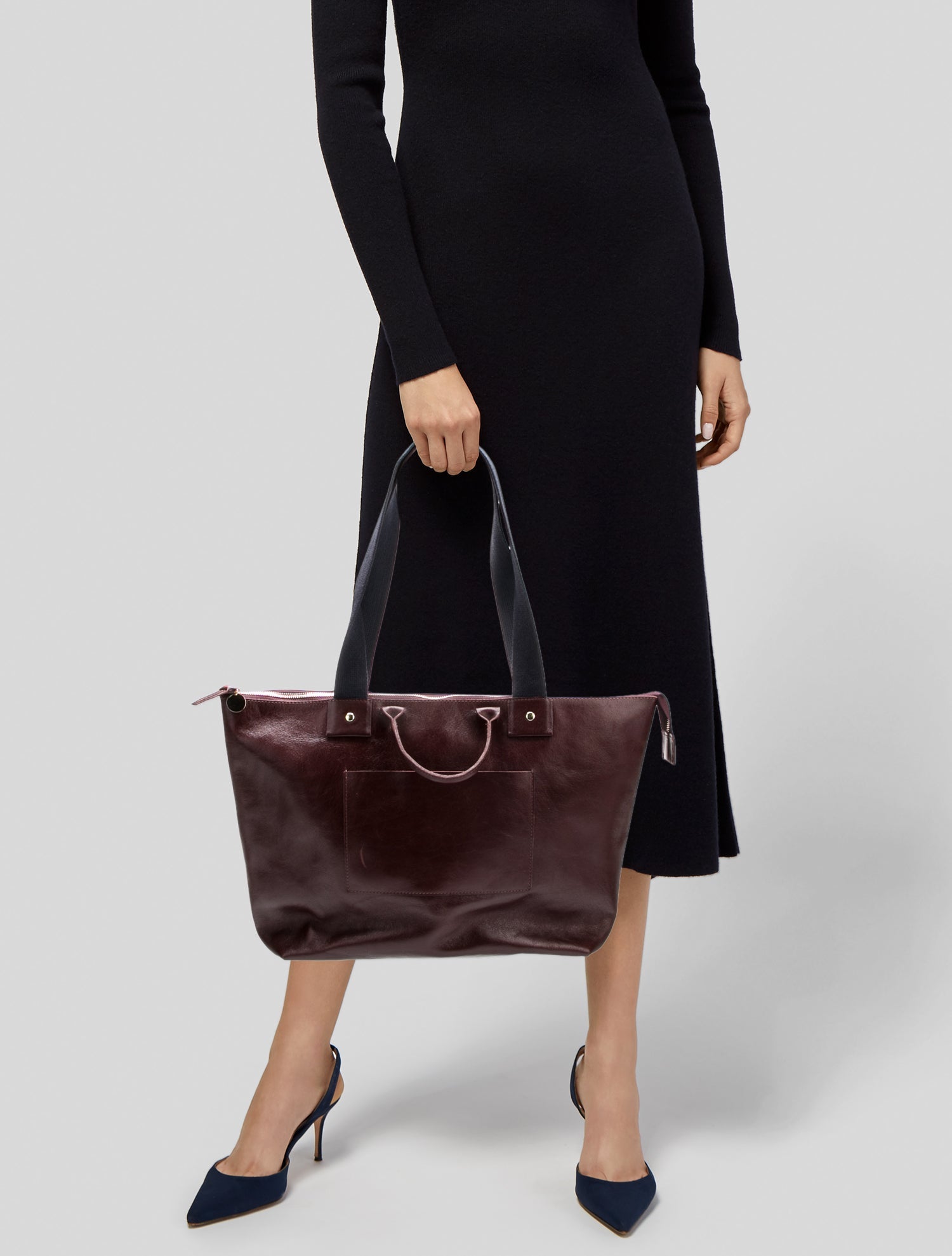 Clare V. Leather Weekender Bag