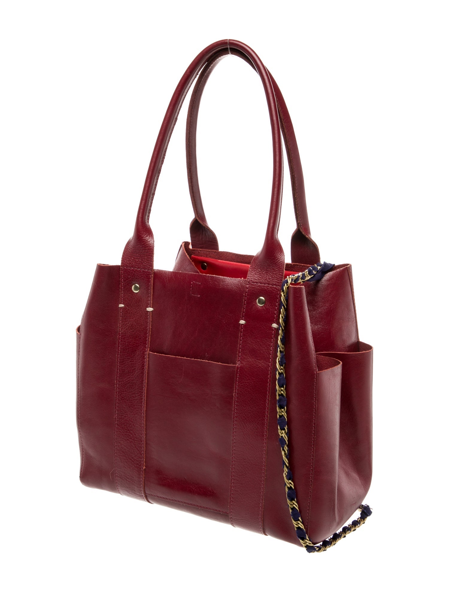 Clare V. Leather Bucket Bag