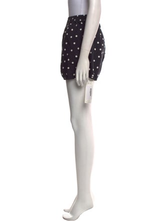 Clare V. Polka Dot Print Mini Shorts