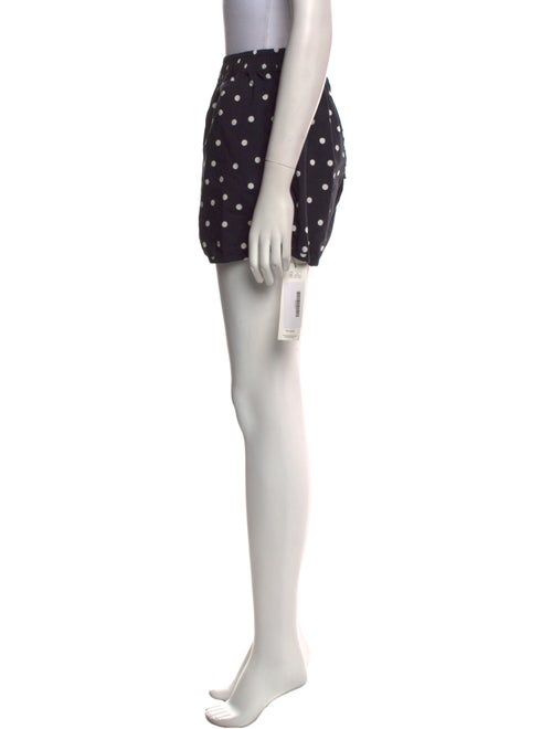 Clare V. Polka Dot Print Mini Shorts